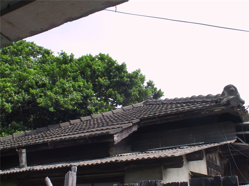 烏日車站舊站長宿舍屋頂