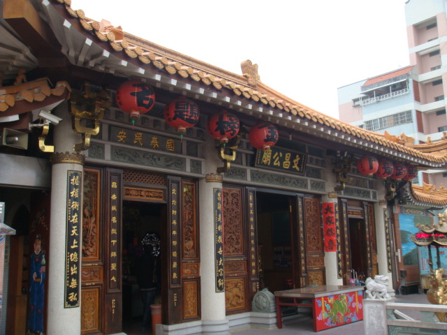 南屯文昌公廟三川殿門
